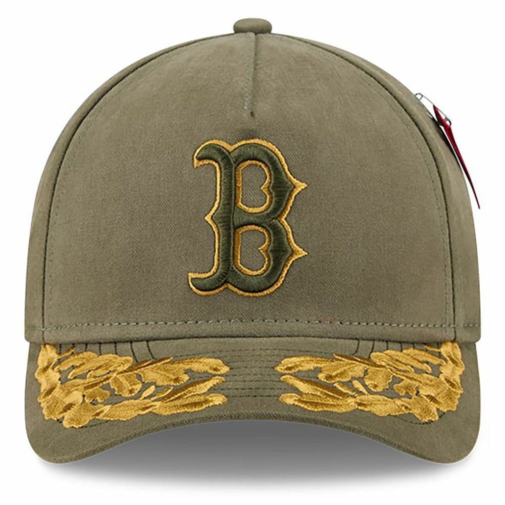 Boston Red Sox New Era x Alpha Industries A-Frame 9FORTY Adjustable Hat Outlet