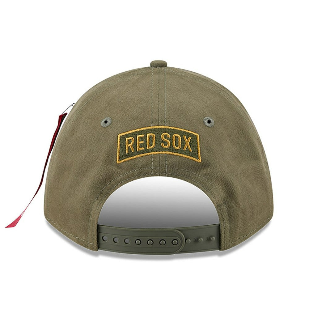 Boston Red Sox New Era x Alpha Industries A-Frame 9FORTY Adjustable Hat Outlet