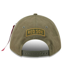 Boston Red Sox New Era x Alpha Industries A-Frame 9FORTY Adjustable Hat Outlet