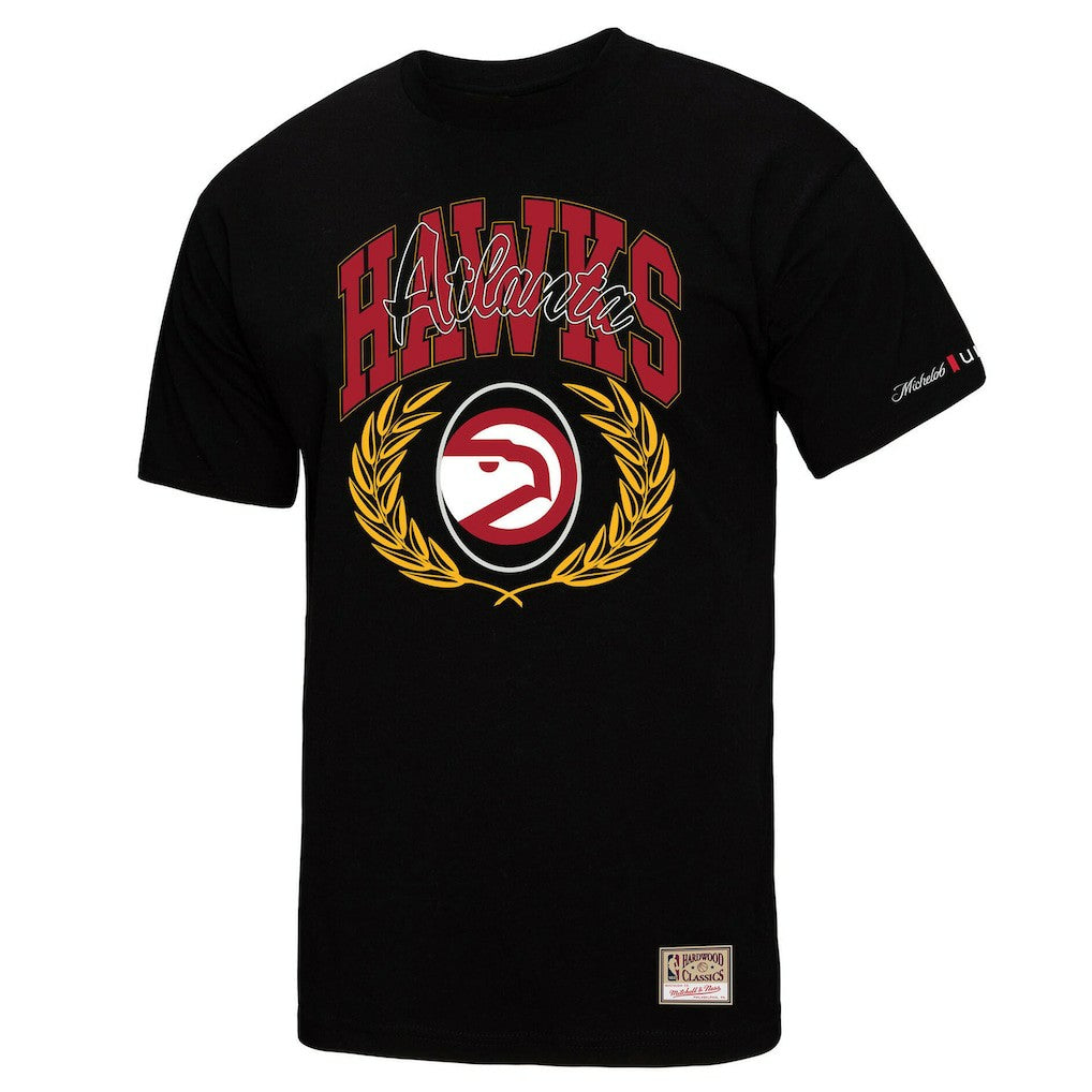 Mitchell & Ness Atlanta Hawks NBA x Michelob Ultra Rewind II T-Shirt Black
