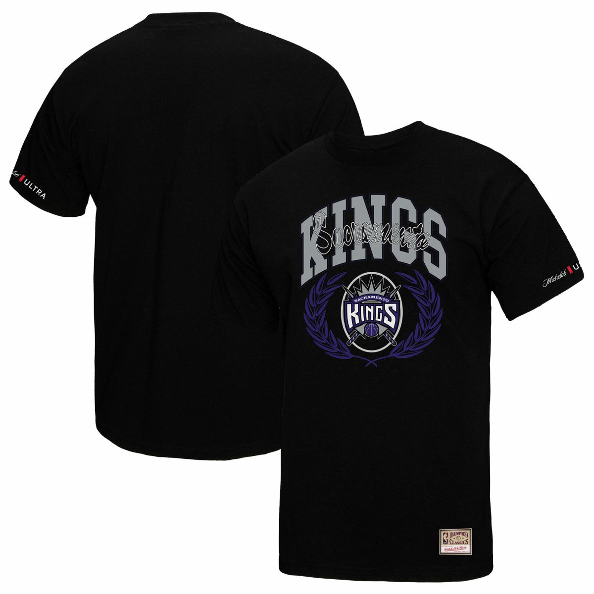 Mitchell & Ness Sacramento Kings NBA x Michelob Ultra Rewind II T-Shirt Black