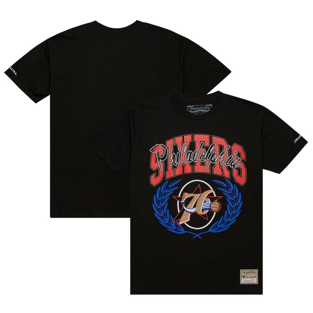 Mitchell & Ness Philadelphia 76ers NBA x Michelob Ultra Rewind II T-Shirt Black