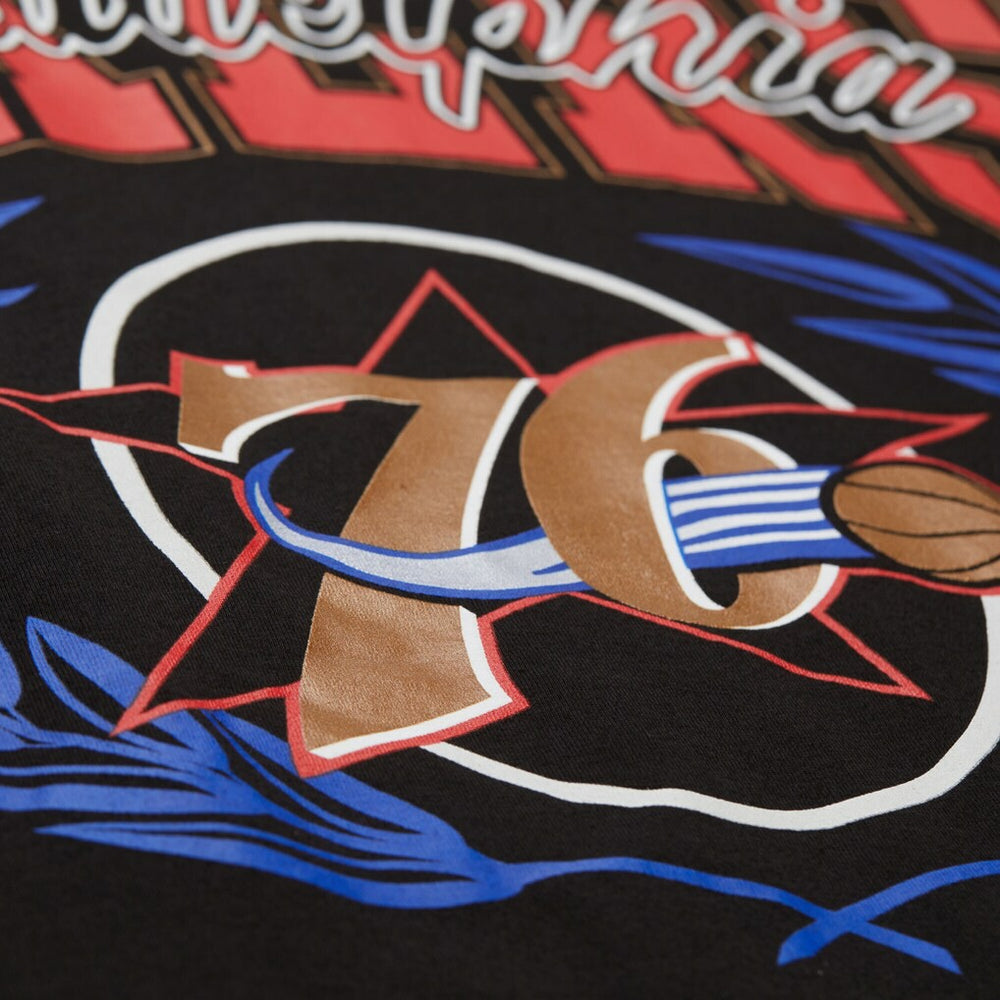 Mitchell & Ness Philadelphia 76ers NBA x Michelob Ultra Rewind II T-Shirt Black