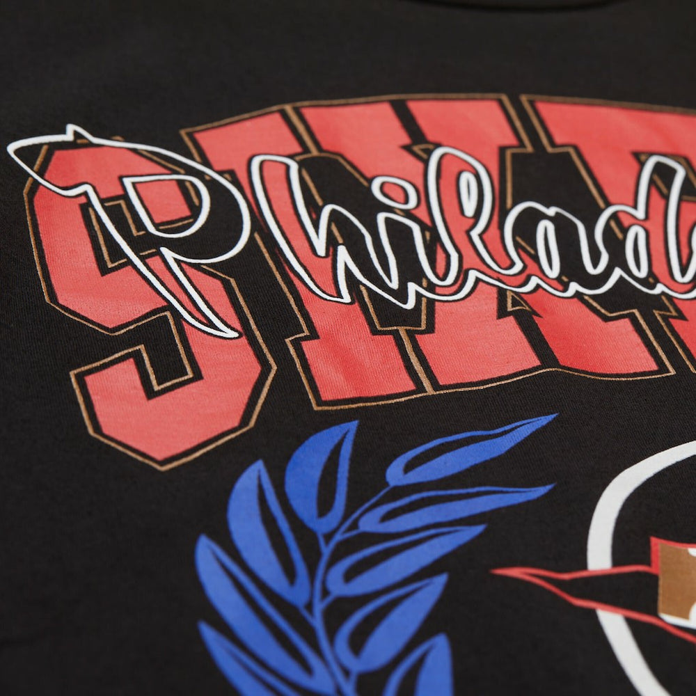 Mitchell & Ness Philadelphia 76ers NBA x Michelob Ultra Rewind II T-Shirt Black