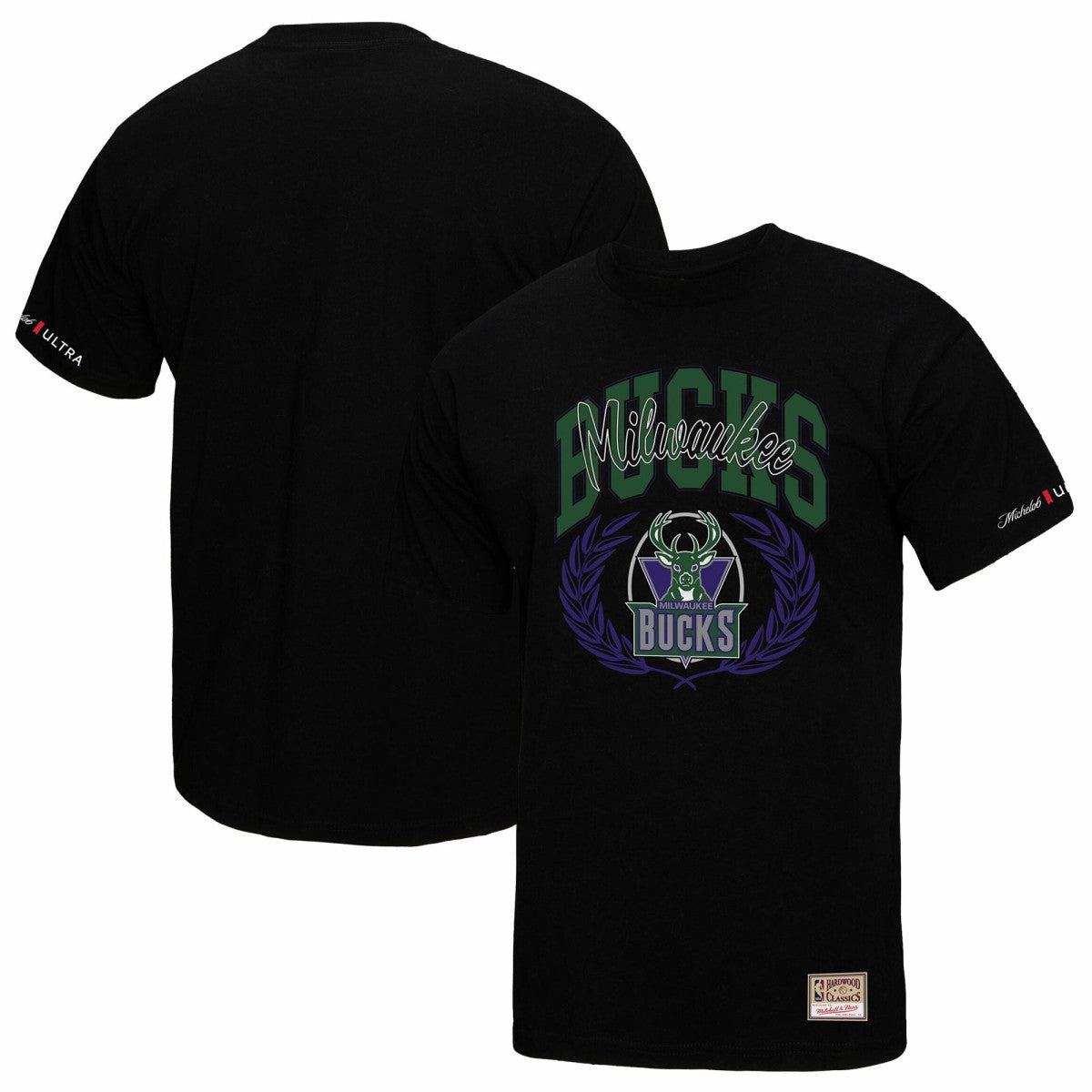 Mitchell & Ness Milwaukee Bucks NBA x Michelob Ultra Rewind II T-Shirt Black