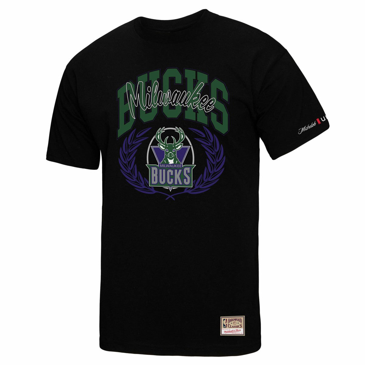 Mitchell & Ness Milwaukee Bucks NBA x Michelob Ultra Rewind II T-Shirt Black