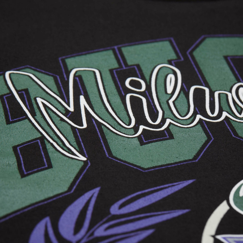 Mitchell & Ness Milwaukee Bucks NBA x Michelob Ultra Rewind II T-Shirt Black