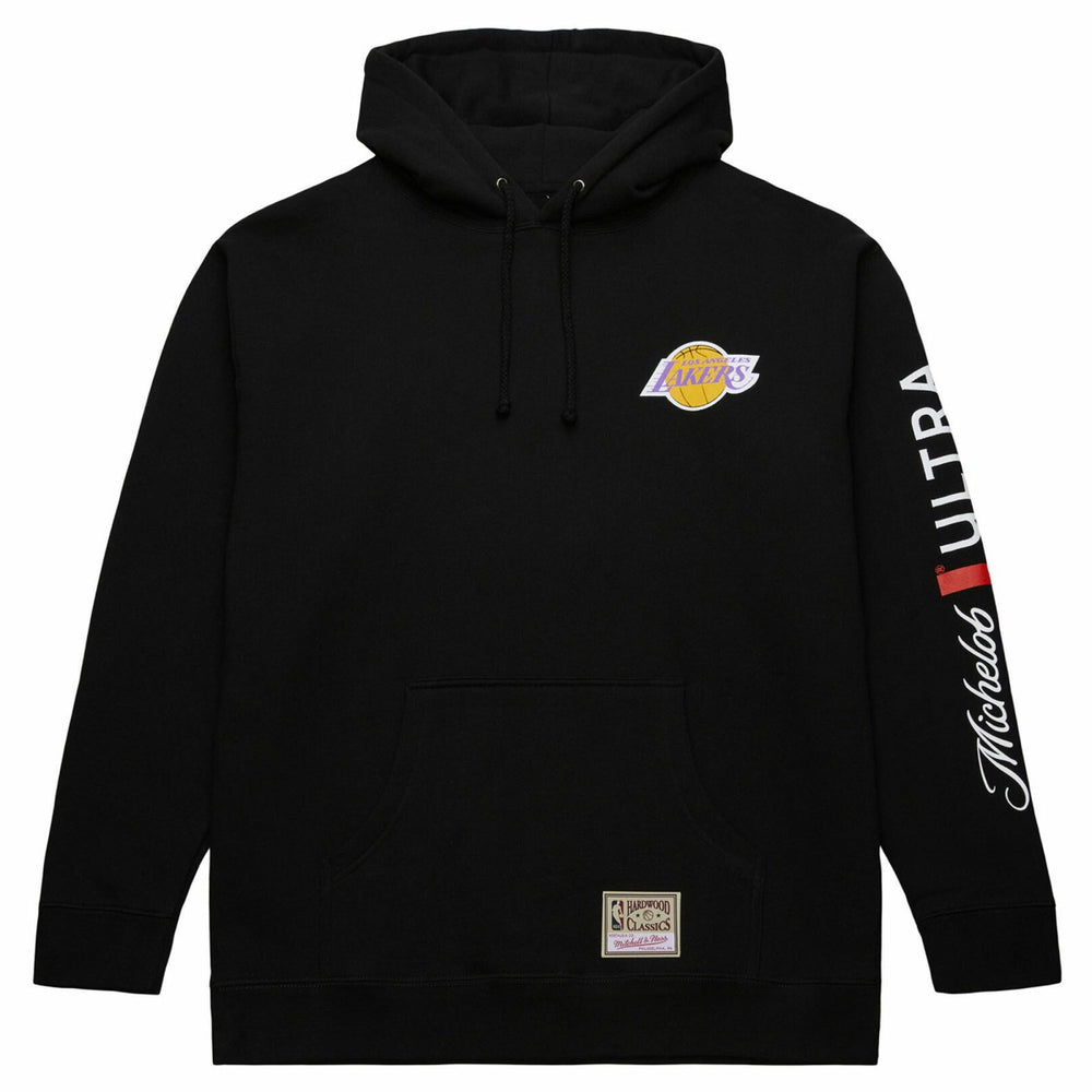 Mitchell & Ness Los Angeles Lakers NBA x Michelob Ultra Swish & Sip Pullover Hoodie Black
