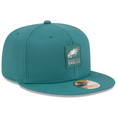 Philadelphia Eagles New Era 2025 Sideline 59FIFTY Fitted Hat - Midnight Green - NFL