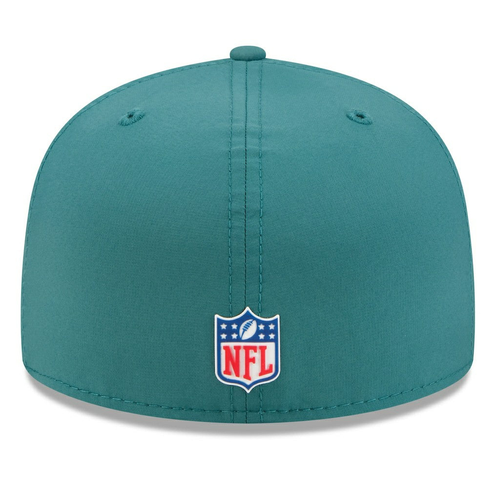 Philadelphia Eagles New Era 2025 Sideline 59FIFTY Fitted Hat - Midnight Green - NFL
