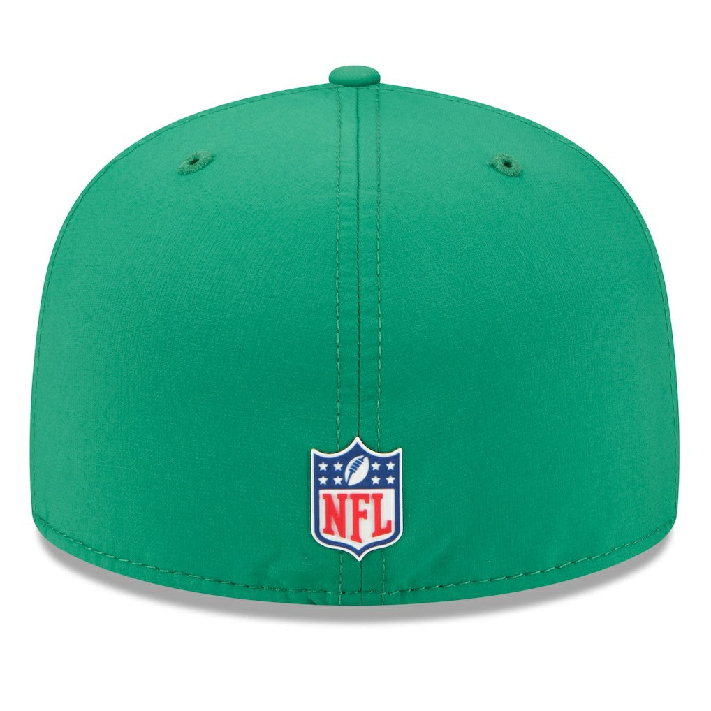 Philadelphia Eagles New Era 2025 Sideline Throwback 59FIFTY Fitted Hat - Kelly Green - NFL
