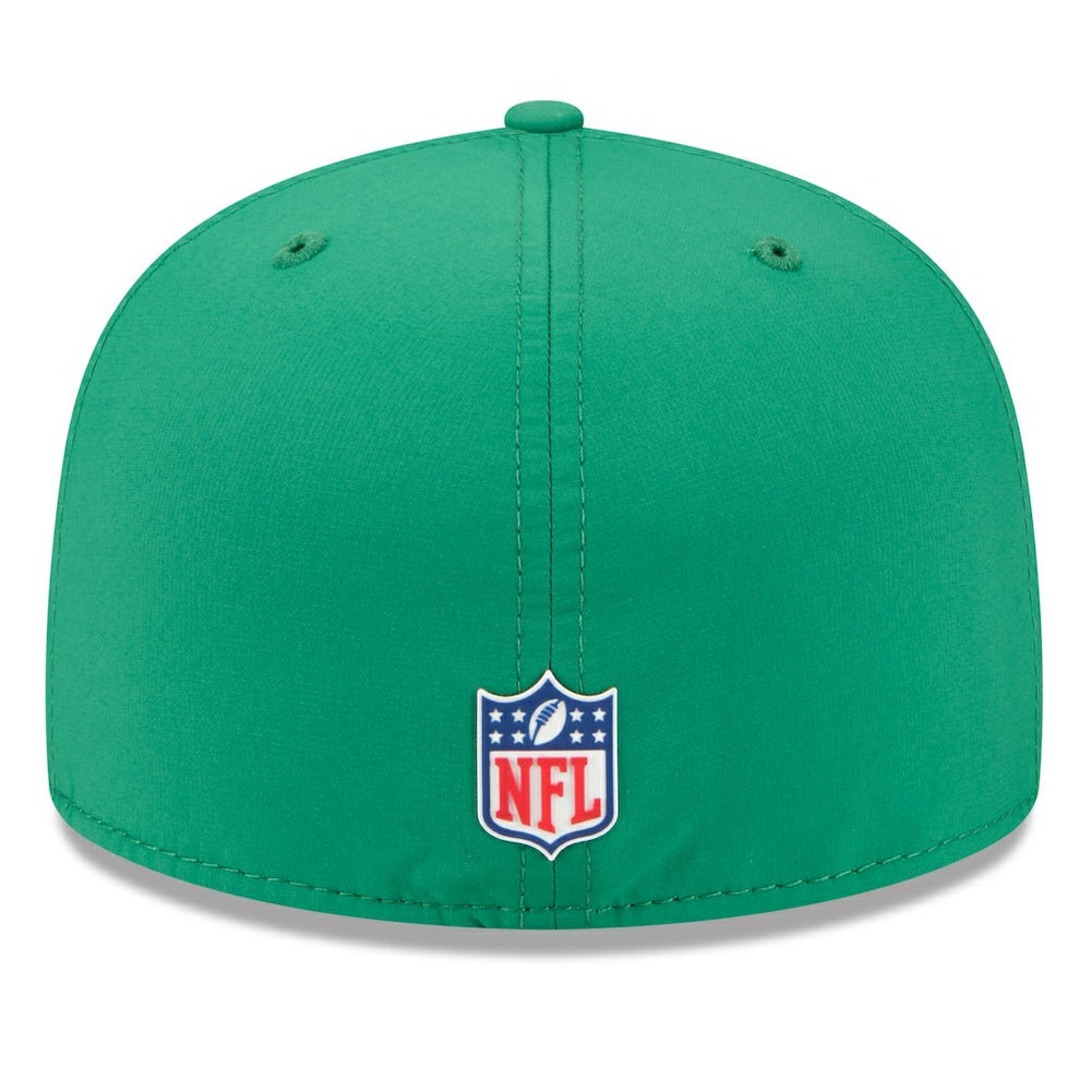 Philadelphia Eagles New Era 2025 Sideline Throwback 59FIFTY Fitted Hat - Kelly Green - NFL