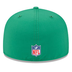 Philadelphia Eagles New Era 2025 Sideline Throwback 59FIFTY Fitted Hat - Kelly Green - NFL