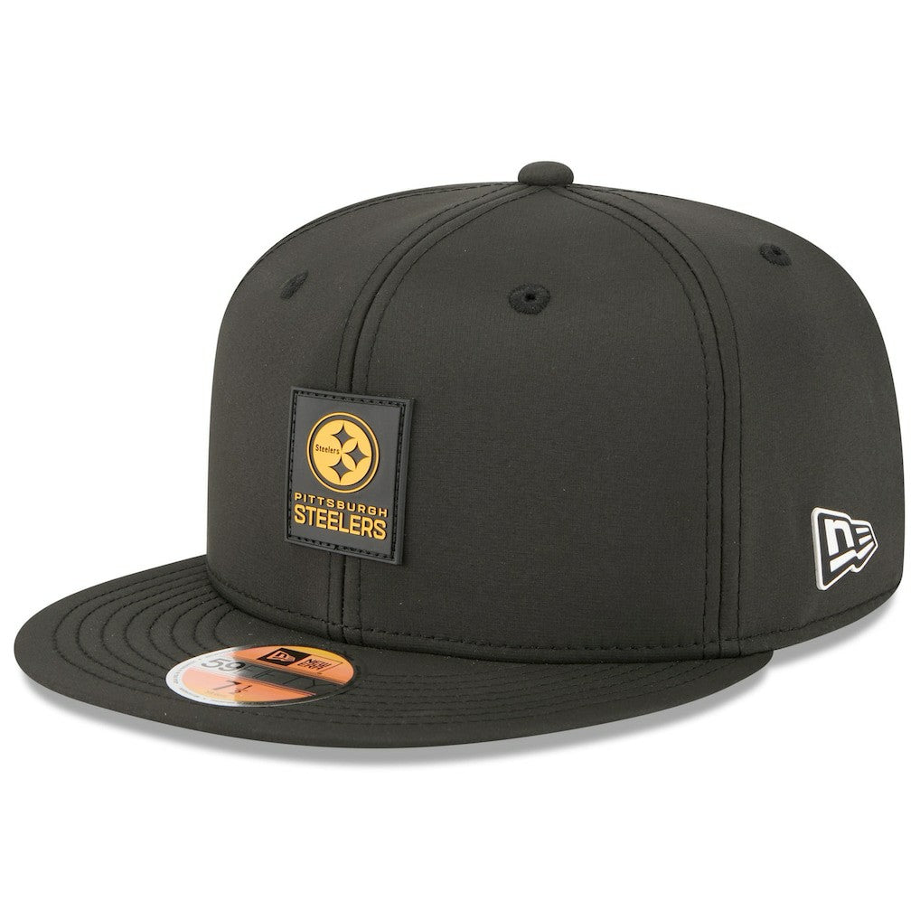 Pittsburgh Steelers New Era 2025 Sideline 59FIFTY Fitted Hat - Black - NFL