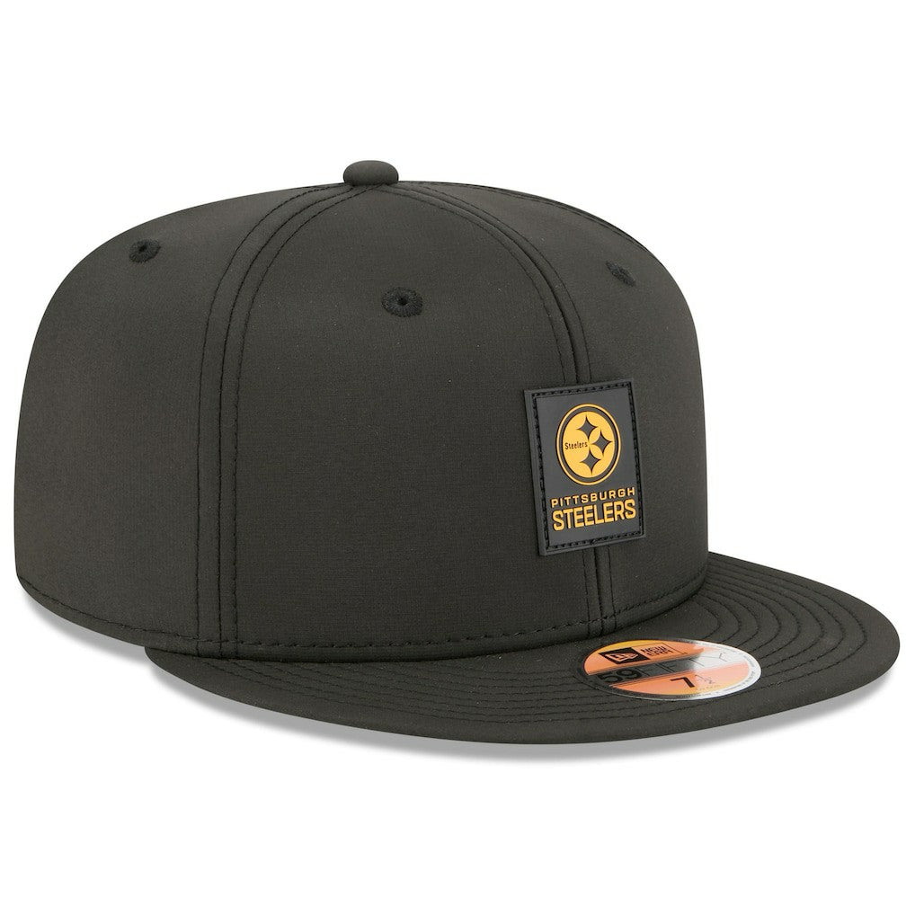Pittsburgh Steelers New Era 2025 Sideline 59FIFTY Fitted Hat - Black - NFL