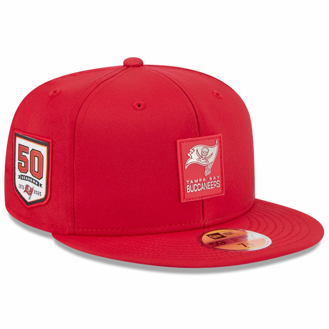 Tampa Bay Buccaneers New Era 2025 Sideline 59FIFTY Fitted Hat - Red - NFL
