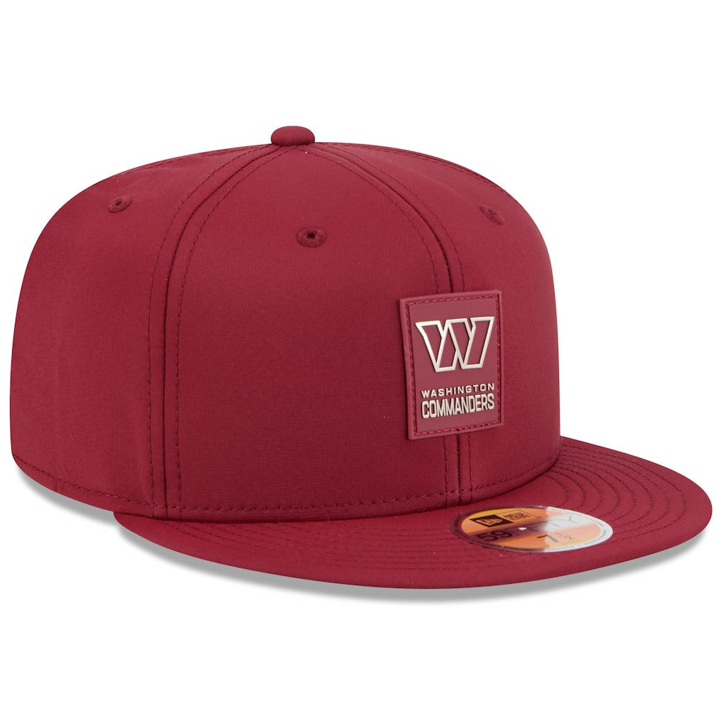 Washington Commanders New Era 2025 Sideline 59FIFTY Fitted Hat - Burgundy - NFL