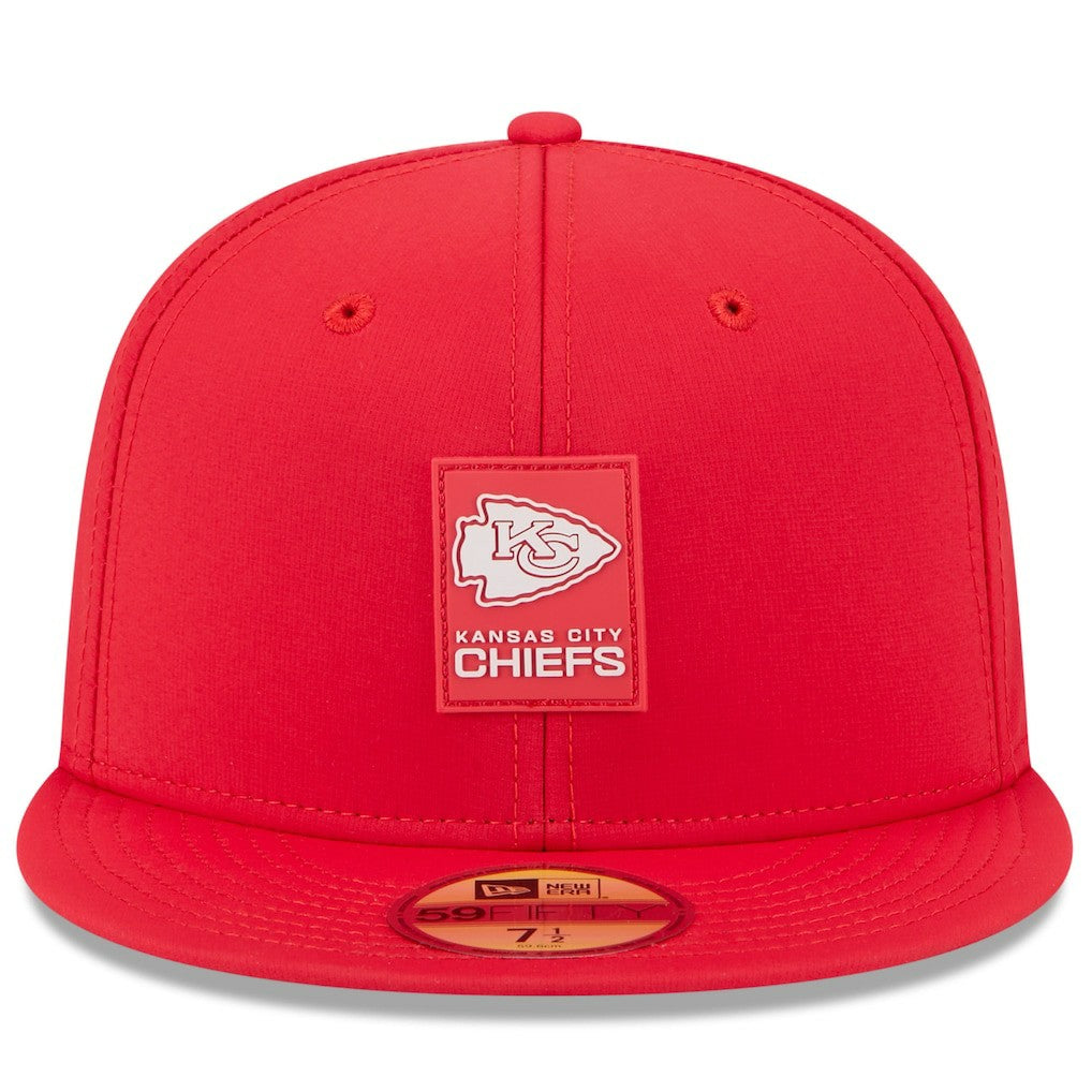 Kansas City Chiefs New Era 2025 Sideline 59FIFTY Fitted Hat - Red - NFL
