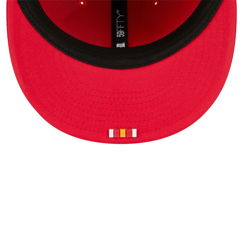 Kansas City Chiefs New Era 2025 Sideline 59FIFTY Fitted Hat - Red - NFL