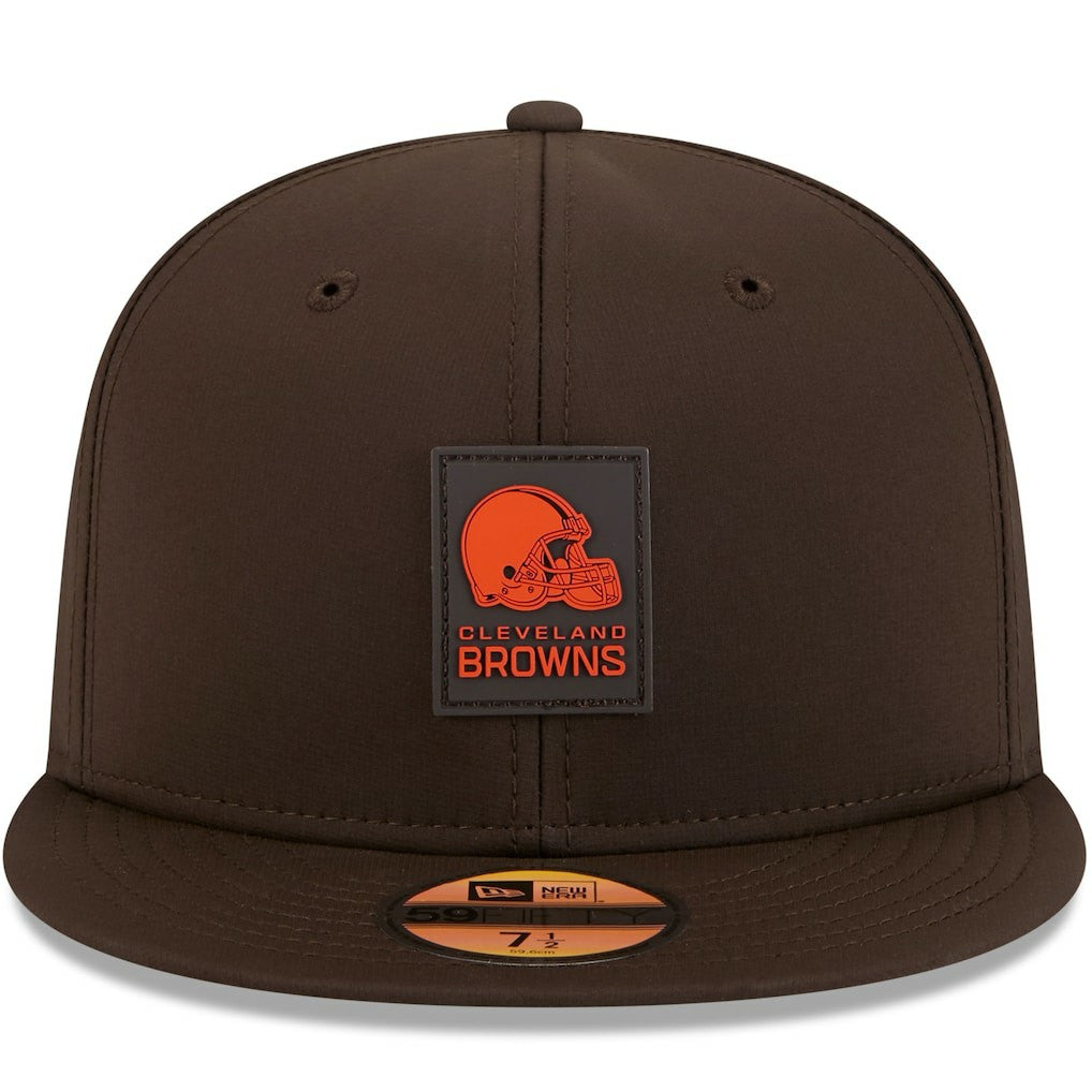 Cleveland Browns New Era 2025 Sideline 59FIFTY Fitted Hat - Brown - NFL
