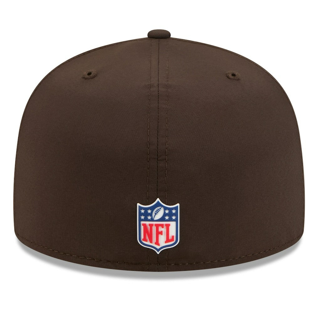 Cleveland Browns New Era 2025 Sideline 59FIFTY Fitted Hat - Brown - NFL
