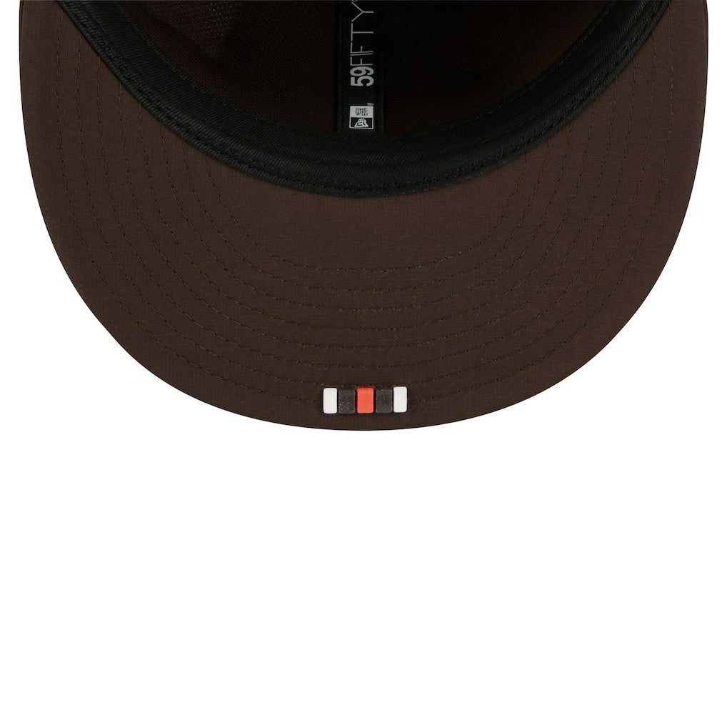 Cleveland Browns New Era 2025 Sideline 59FIFTY Fitted Hat - Brown - NFL