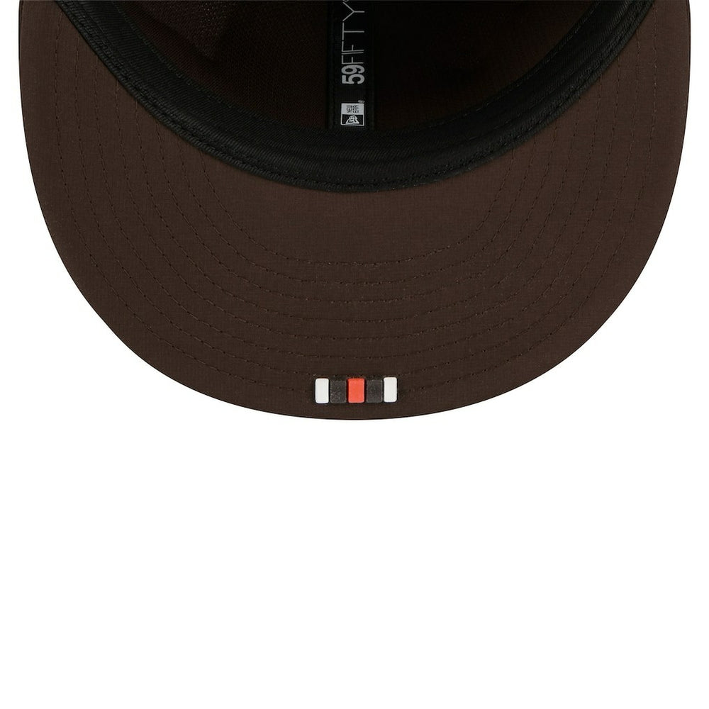 Cleveland Browns New Era 2025 Sideline 59FIFTY Fitted Hat - Brown - NFL