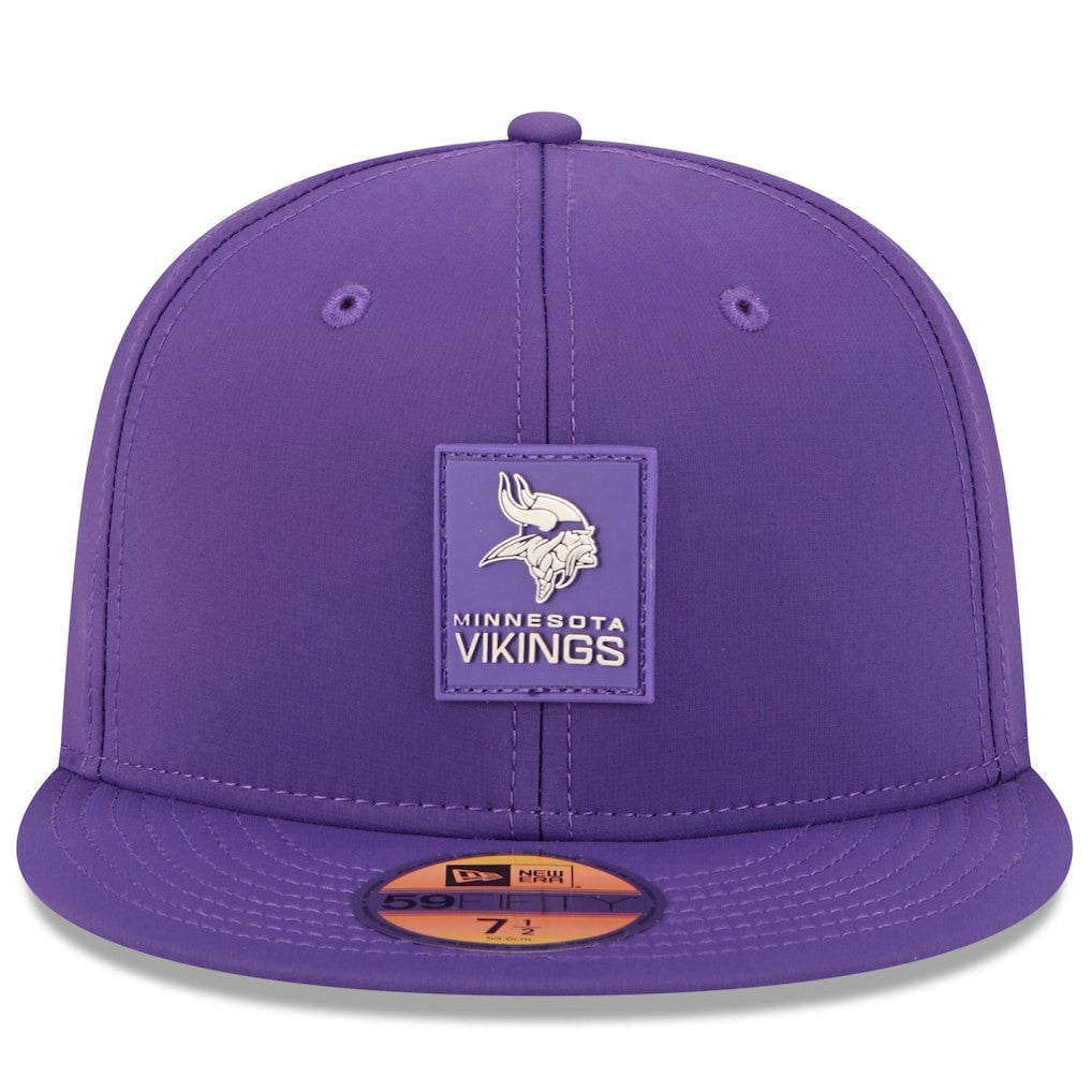 Minnesota Vikings New Era 2025 Sideline 59FIFTY Fitted Hat - Purple - NFL