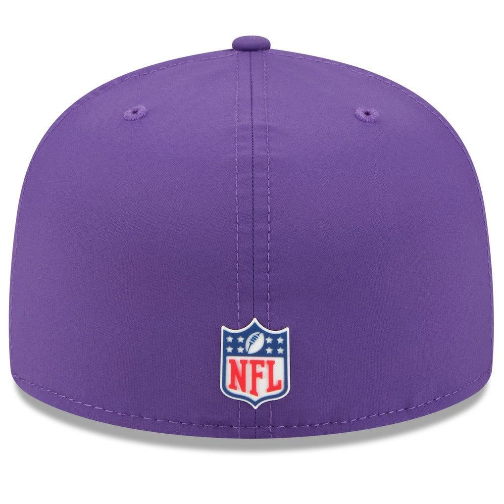 Minnesota Vikings New Era 2025 Sideline 59FIFTY Fitted Hat - Purple - NFL