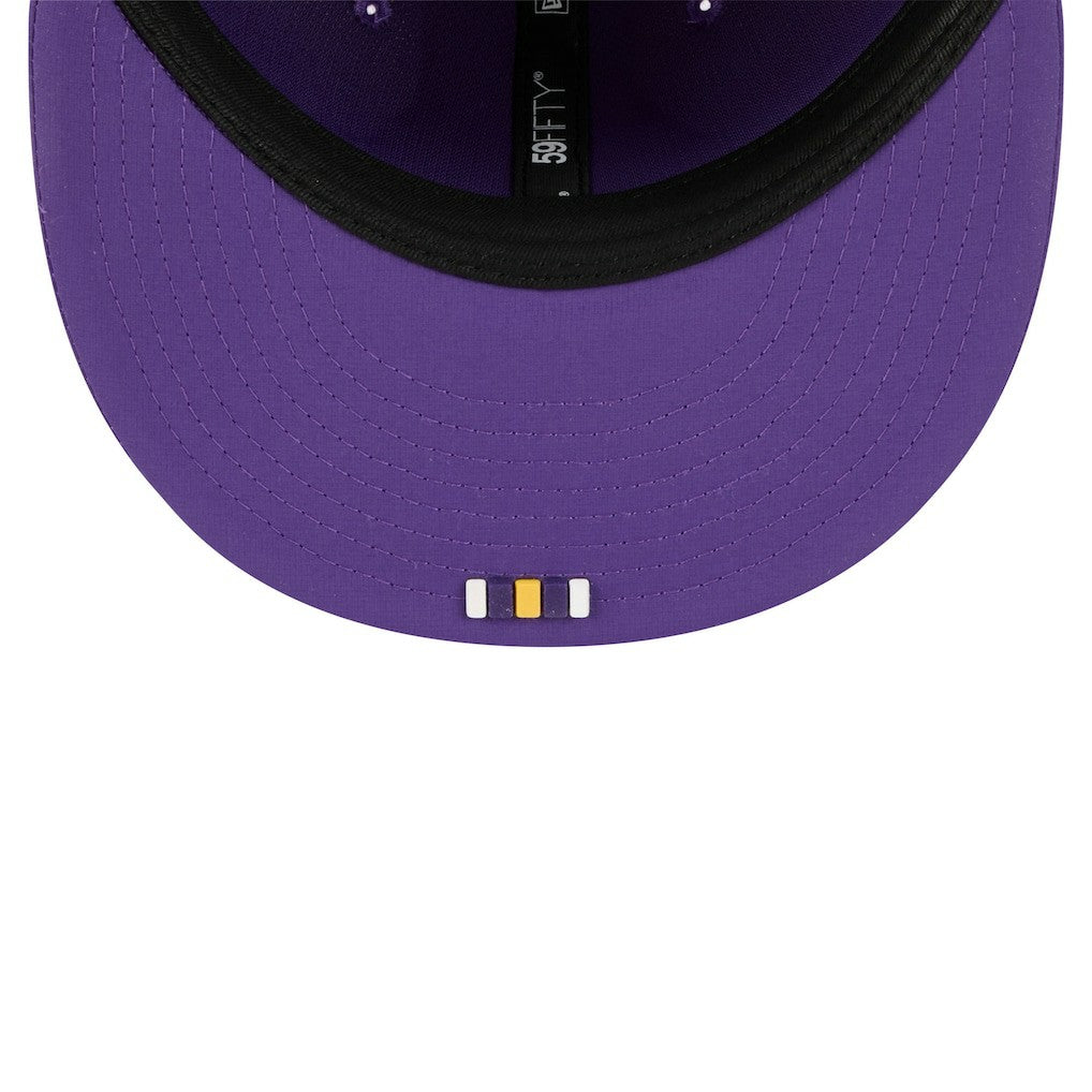 Minnesota Vikings New Era 2025 Sideline 59FIFTY Fitted Hat - Purple - NFL
