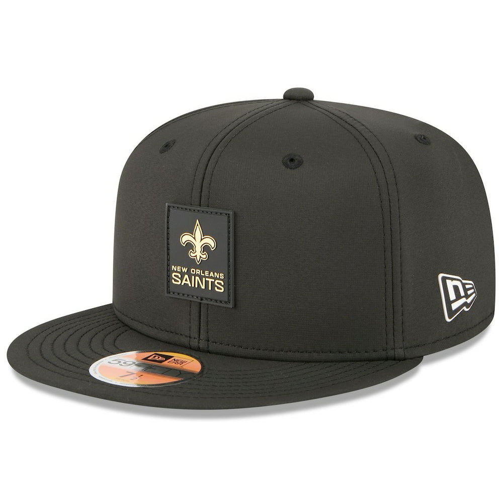 New Orleans Saints New Era 2025 Sideline 59FIFTY Fitted Hat - Black - NFL