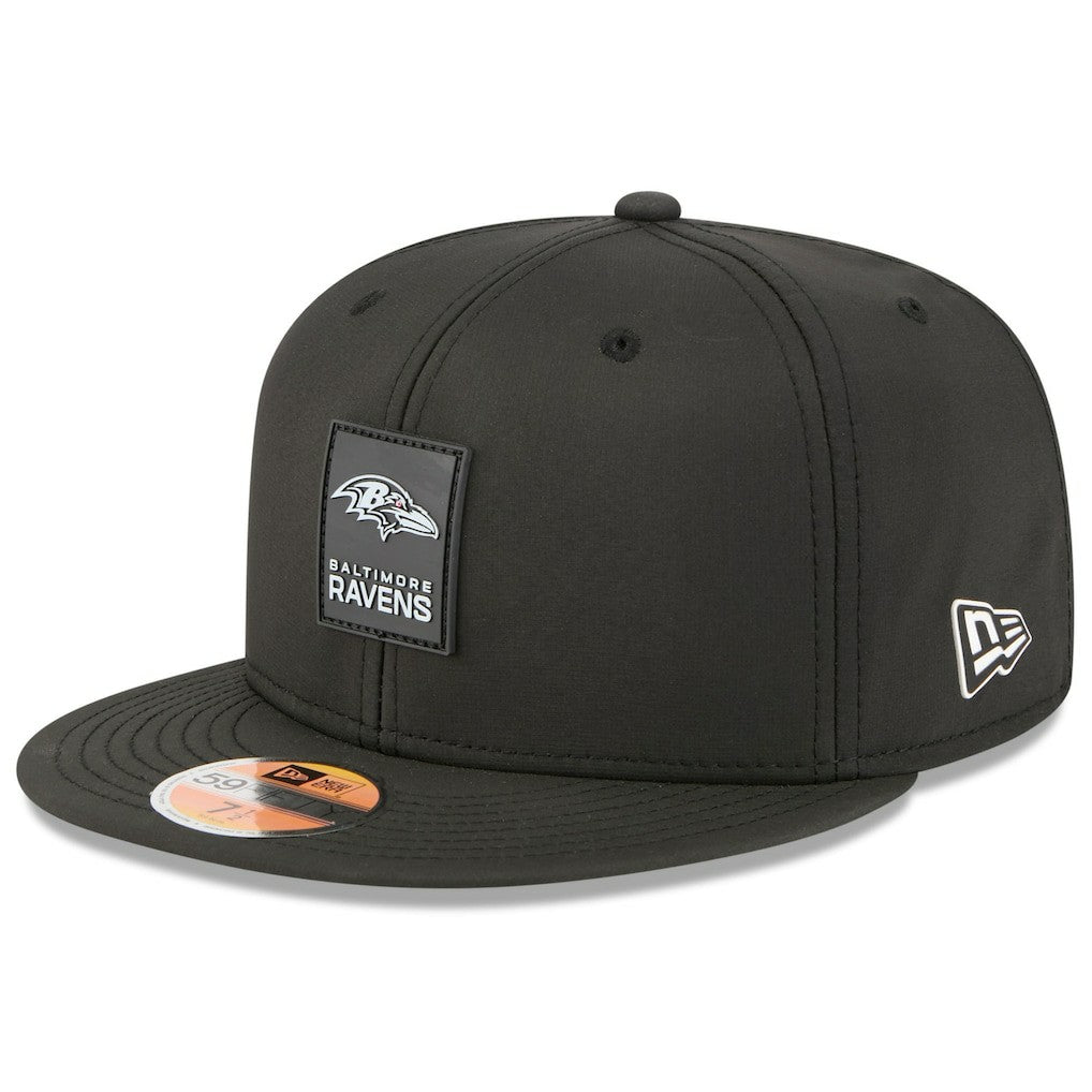 Baltimore Ravens New Era 2025 Sideline 59FIFTY Fitted Hat - Black - NFL