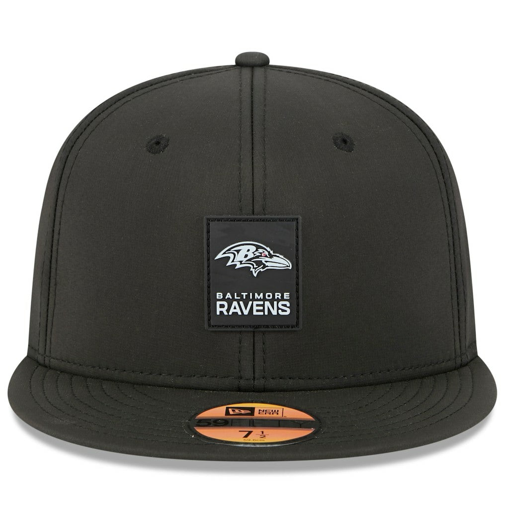Baltimore Ravens New Era 2025 Sideline 59FIFTY Fitted Hat - Black - NFL
