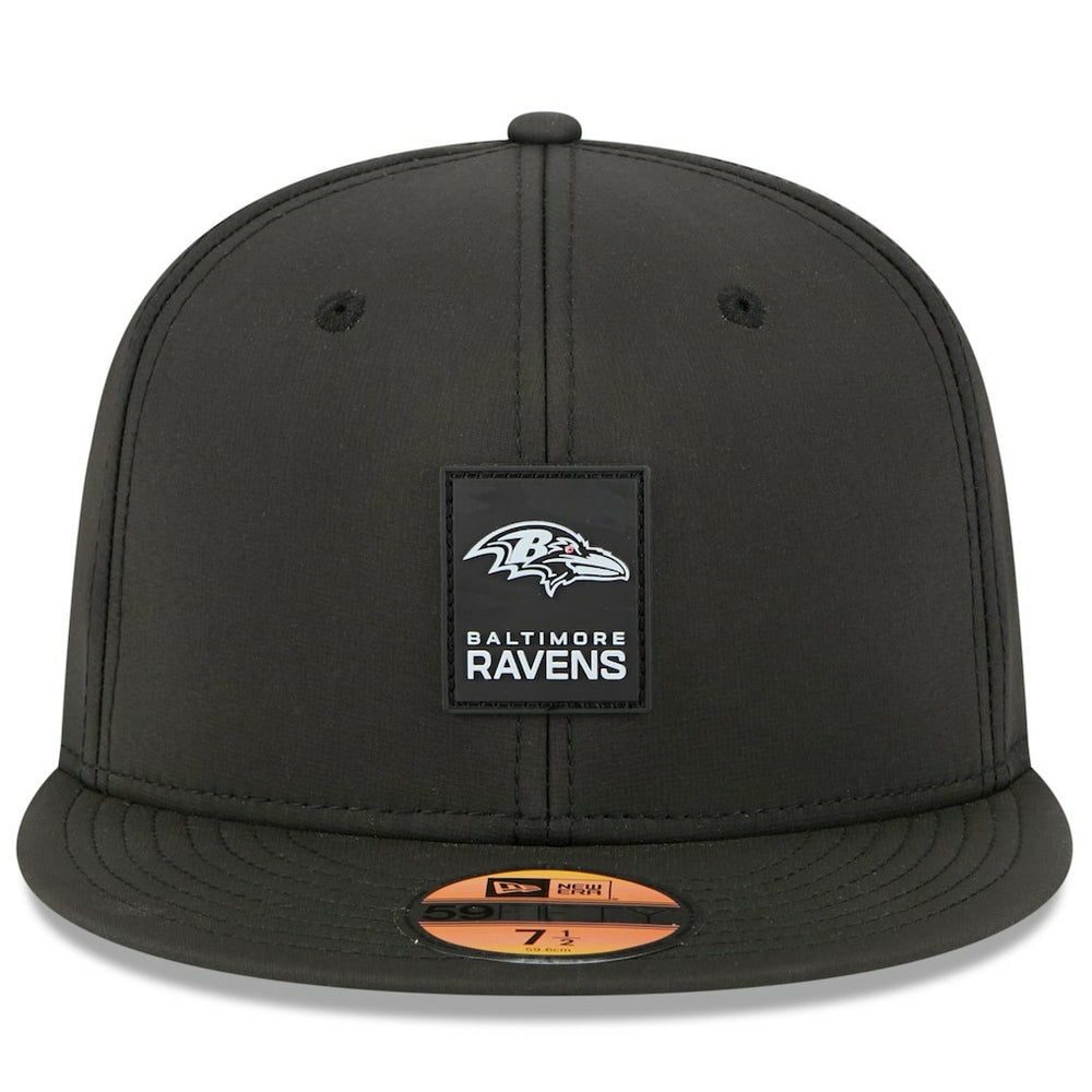 Baltimore Ravens New Era 2025 Sideline 59FIFTY Fitted Hat - Black - NFL