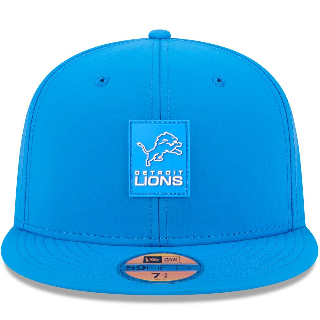 Detroit Lions New Era 2025 Sideline 59FIFTY Fitted Hat - Blue - NFL