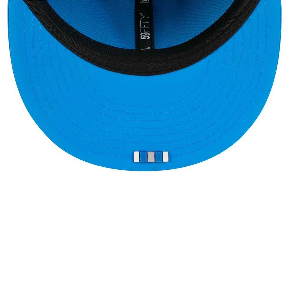 Detroit Lions New Era 2025 Sideline 59FIFTY Fitted Hat - Blue - NFL
