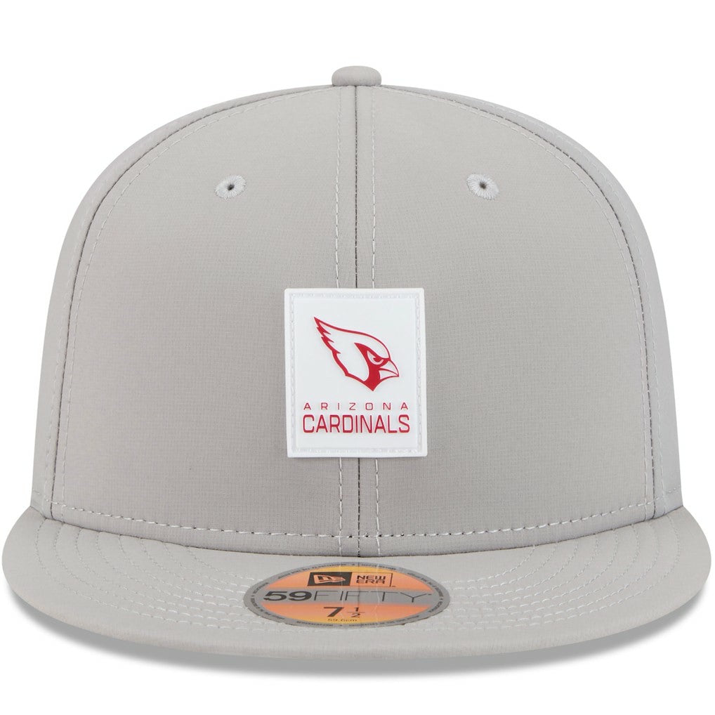 Arizona Cardinals New Era 2025 Sideline 59FIFTY Fitted Hat - Gray - NFL