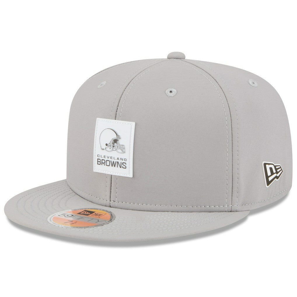 Cleveland Browns New Era 2025 Sideline 59FIFTY Fitted Hat - Gray - NFL