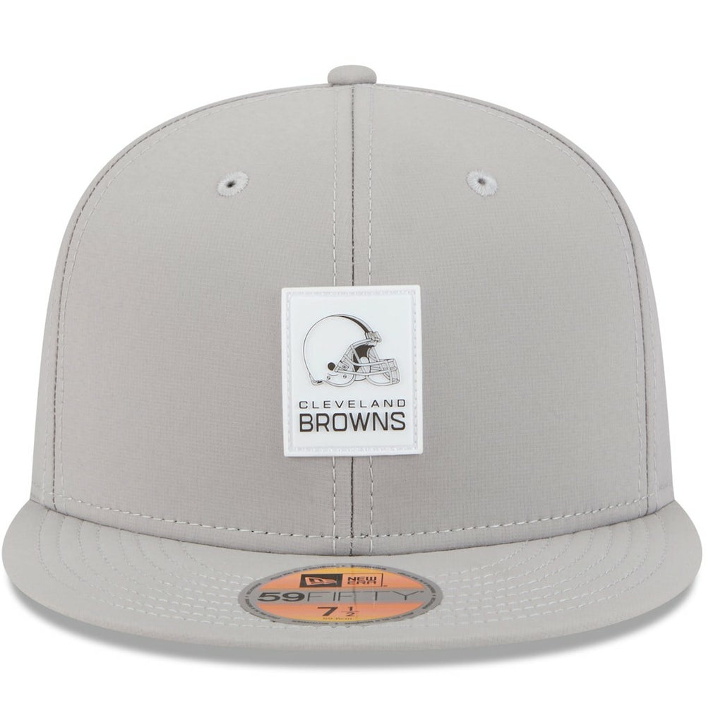 Cleveland Browns New Era 2025 Sideline 59FIFTY Fitted Hat - Gray - NFL