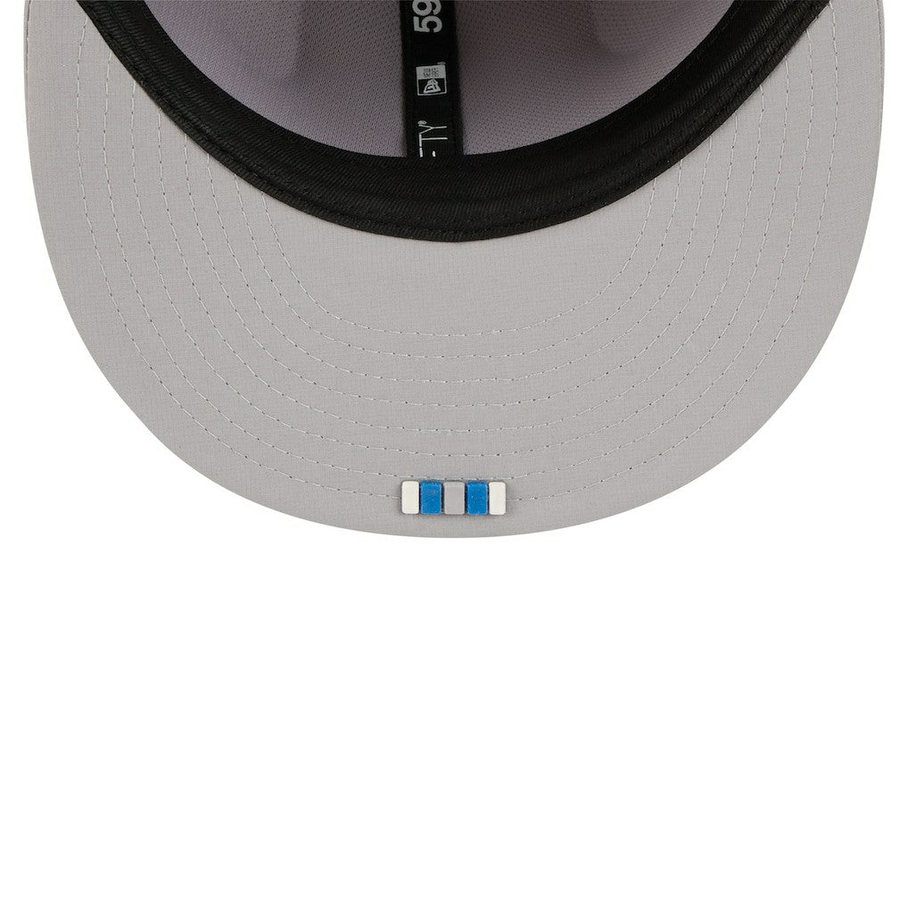 Detroit Lions New Era 2025 Sideline 59FIFTY Fitted Hat - Gray - NFL