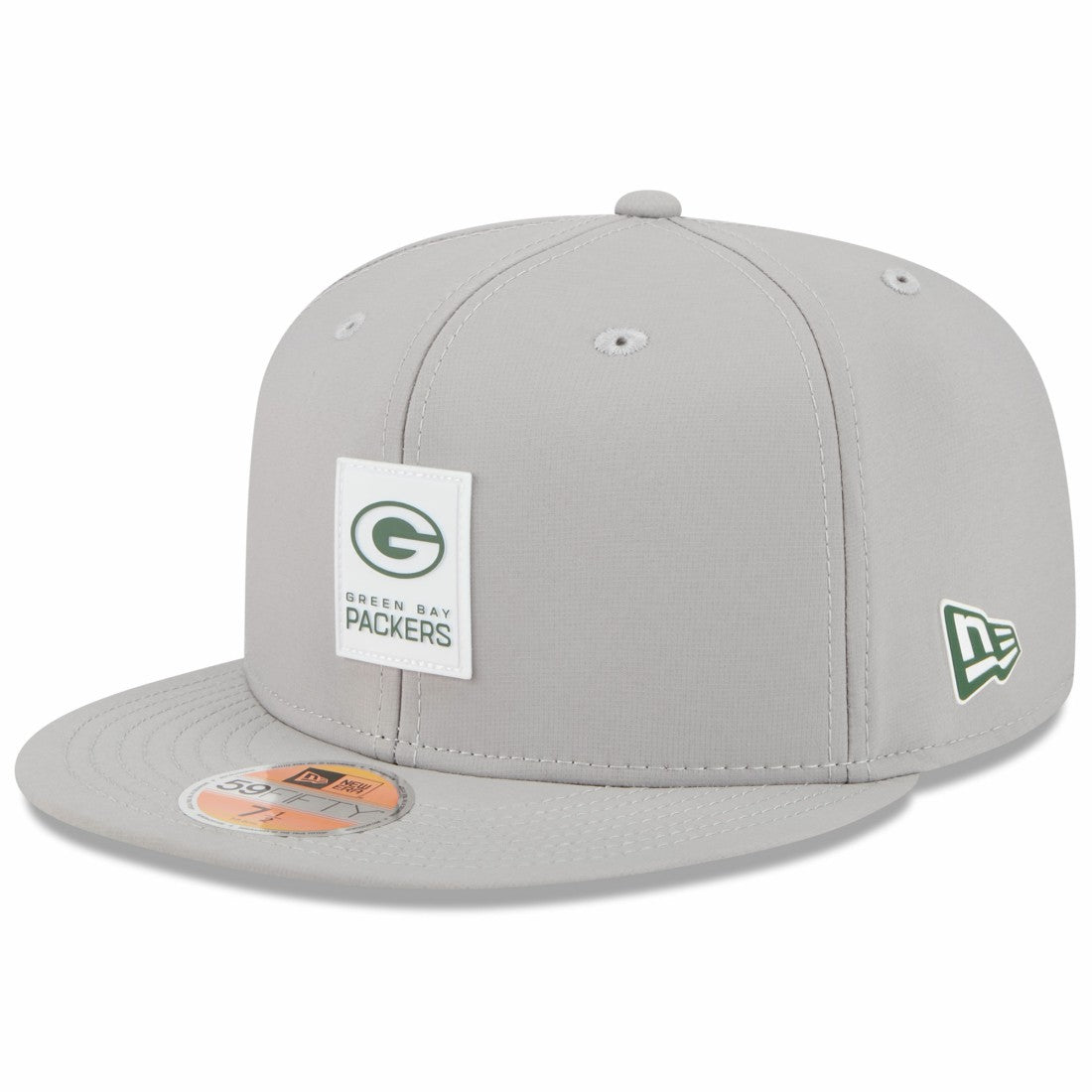 Green Bay Packers New Era 2025 Sideline 59FIFTY Fitted Hat - Gray - NFL