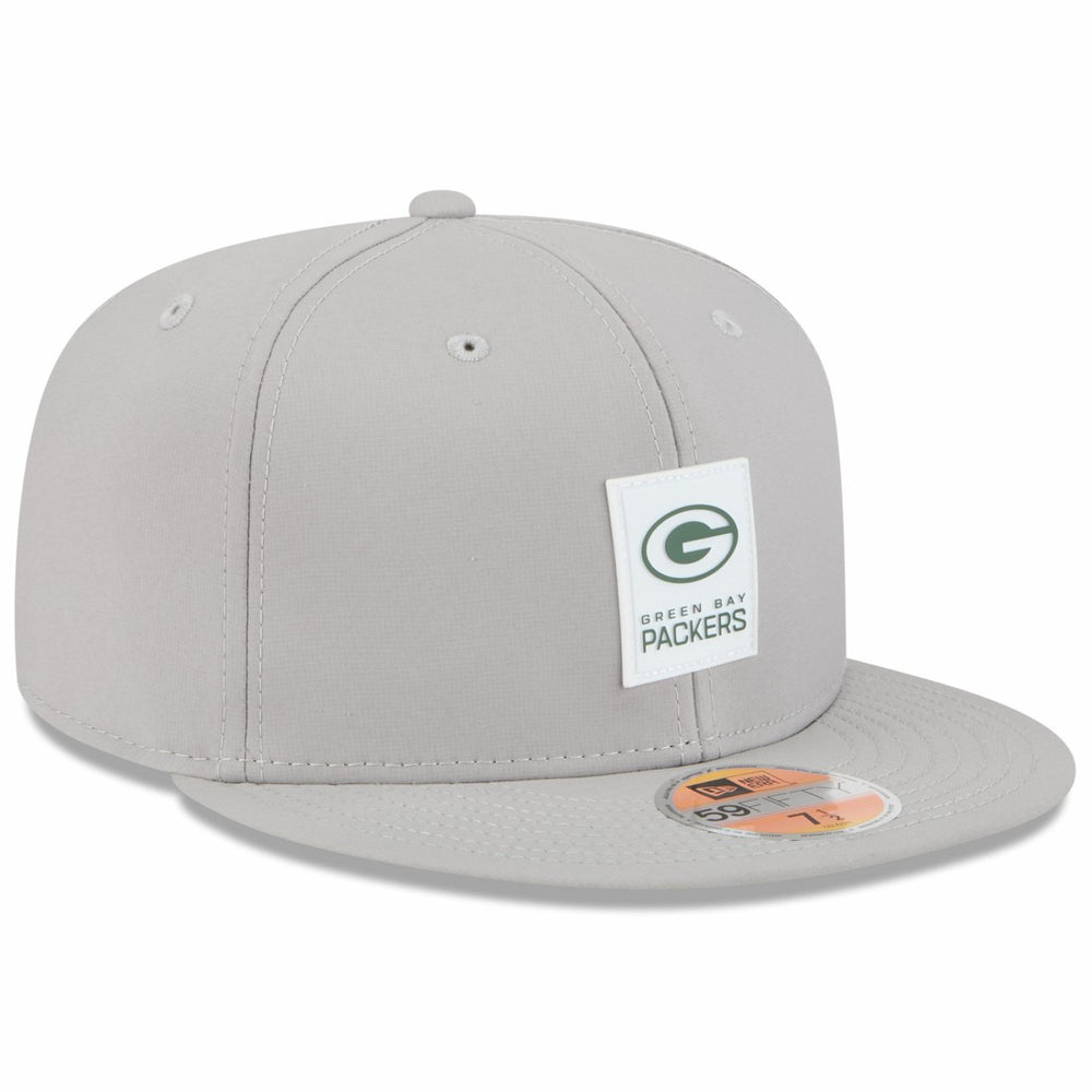 Green Bay Packers New Era 2025 Sideline 59FIFTY Fitted Hat - Gray - NFL