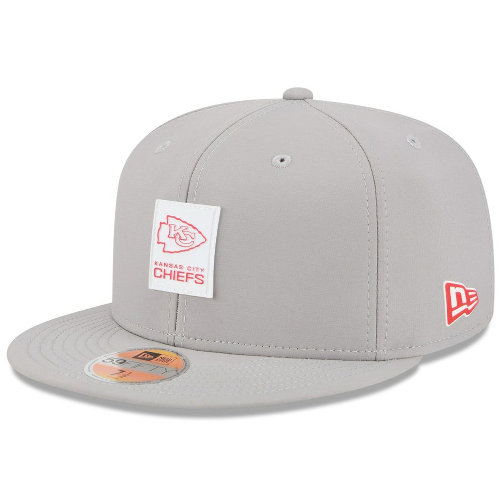 Kansas City Chiefs New Era 2025 Sideline 59FIFTY Fitted Hat - Gray - NFL
