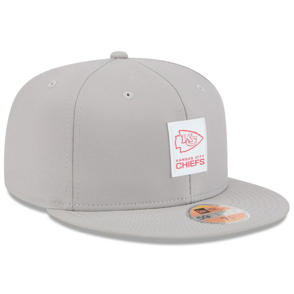 Kansas City Chiefs New Era 2025 Sideline 59FIFTY Fitted Hat - Gray - NFL