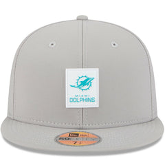 Miami Dolphins New Era 2025 Sideline 59FIFTY Fitted Hat - Gray - NFL
