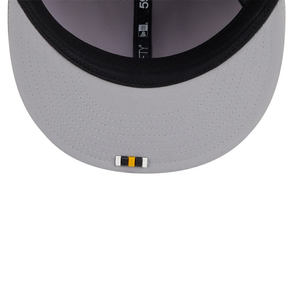 Pittsburgh Steelers New Era 2025 Sideline 59FIFTY Fitted Hat - Gray - NFL