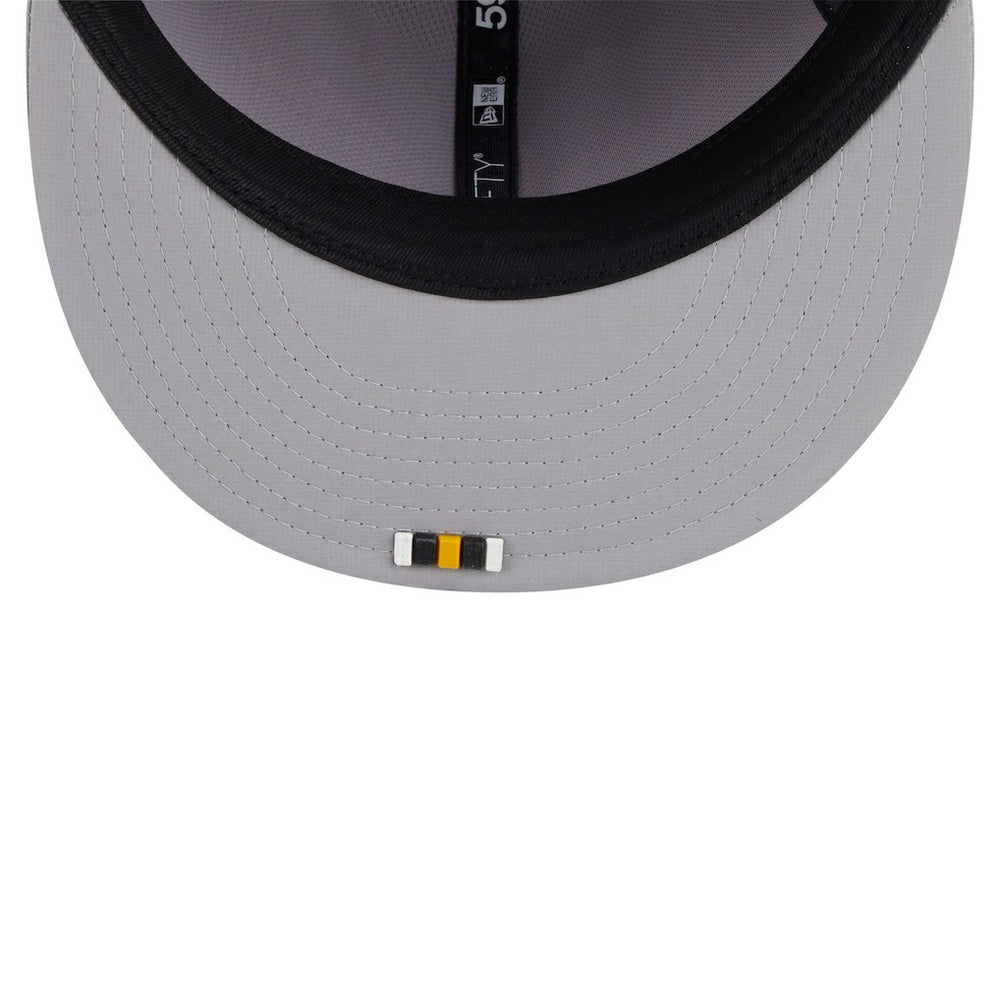 Pittsburgh Steelers New Era 2025 Sideline 59FIFTY Fitted Hat - Gray - NFL