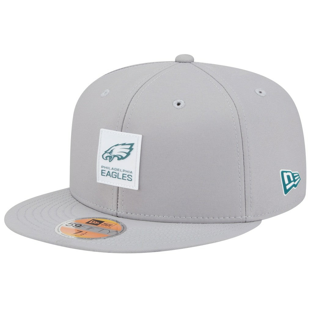 Philadelphia Eagles New Era 2025 Sideline 59FIFTY Fitted Hat - Gray - NFL