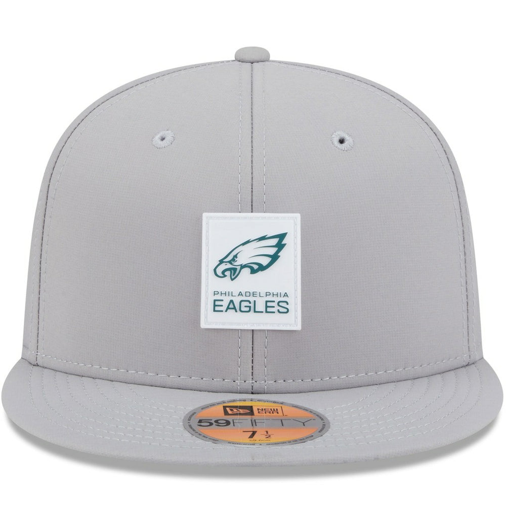 Philadelphia Eagles New Era 2025 Sideline 59FIFTY Fitted Hat - Gray - NFL