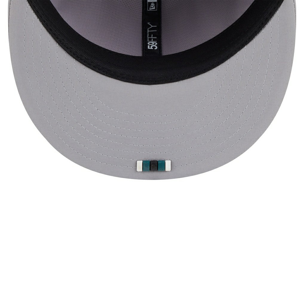 Philadelphia Eagles New Era 2025 Sideline 59FIFTY Fitted Hat - Gray - NFL